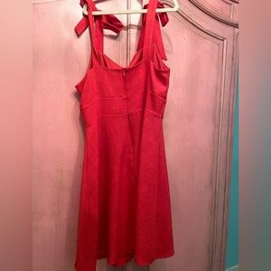 Altar’d State Red Tie Dress Size Small